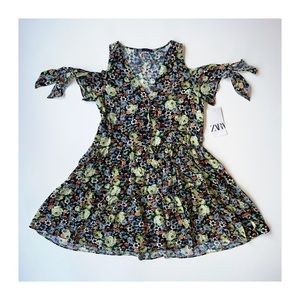 ZARA FLORAL PRINT DRESS
